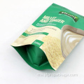 Zipper Bag Aluminium Foil Lining Inside Plastic Sachet